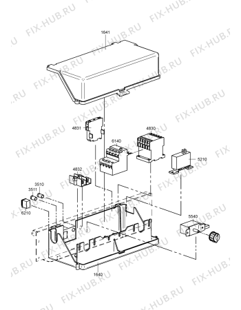 Схема №4 ADN 102 с изображением Двигатель вентилятора для холодильной камеры Whirlpool 482000006496