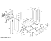 Схема №6 HLN653450F с изображением Фронтальное стекло для плиты (духовки) Bosch 00478418