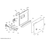 Схема №5 SGV46M43GB с изображением Декоративная рамка для посудомойки Bosch 00665350