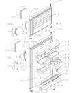 Схема №1 RF208W (329693, HZS2026) с изображением Дверь для холодильной камеры Gorenje 505564