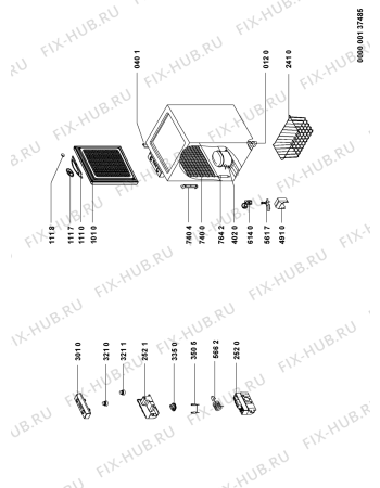 Схема №1 WH1400 (F090704) с изображением Наставление для холодильника Indesit C00358251