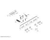 Схема №5 FRS4111WML с изображением Панель управления для духового шкафа Bosch 00743755