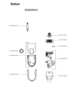 Схема №1 EP2920C0/23 с изображением Покрытие для электроэпилятора Tefal CS-00146438