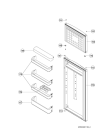 Схема №3 KDA 2460 A+ IO с изображением Дверца для холодильника Whirlpool 482000091379