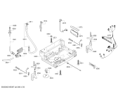 Схема №6 5VI701XP с изображением Силовой модуль запрограммированный для электропосудомоечной машины Bosch 12018344