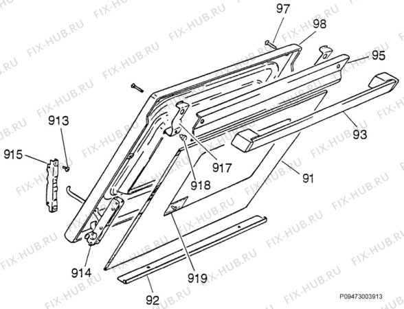 Взрыв-схема комплектующей Zanussi Z5540GB - Схема узла Section 5