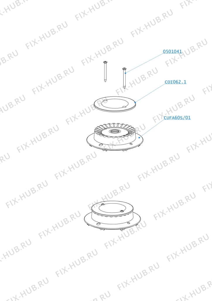 Большое фото - Всякое для холодильной камеры Electrolux 1053102057 в гипермаркете Fix-Hub