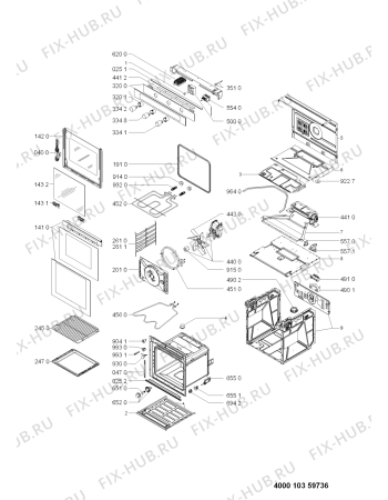 Схема №1 AKPM 6580/IX с изображением Обшивка для плиты (духовки) Whirlpool 480121102768