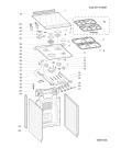 Схема №3 CX65SP2WNLHA (F064182) с изображением Панель для плиты (духовки) Indesit C00274238