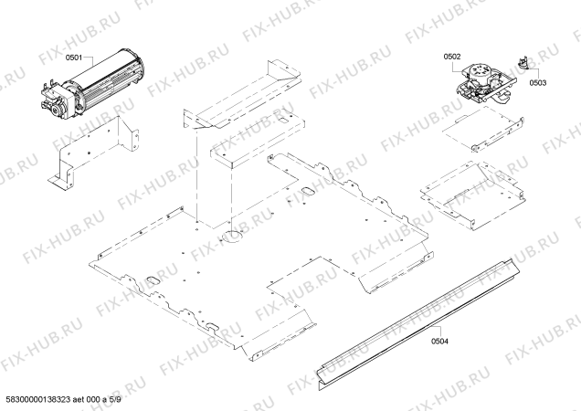 Схема №8 MED272ES с изображением Модуль управления для плиты (духовки) Bosch 00646116