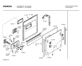 Схема №5 SE59590RK с изображением Передняя панель для посудомойки Siemens 00352044