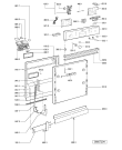 Схема №2 ADG 8532/1 WH с изображением Панель для электропосудомоечной машины Whirlpool 481245373691