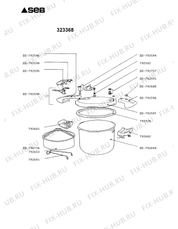 Схема №1 324601 с изображением Сотейника Seb SS-792594