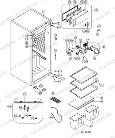 Схема №3 PRC 964 A++ с изображением Другое для холодильника Whirlpool 488000536424