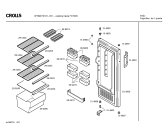 Схема №3 6FN9615E с изображением Ручка для холодильной камеры Bosch 00154993