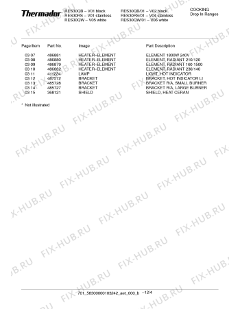 Схема №10 REF30QB с изображением Панель для духового шкафа Bosch 00484752