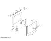 Схема №4 HB3TI6T1 Horno.tecnik.indnp.negro.multif_3d.ec2 с изображением Внешняя дверь для плиты (духовки) Bosch 00478151