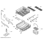 Схема №6 SGI56E45EU с изображением Передняя панель для электропосудомоечной машины Bosch 00707074
