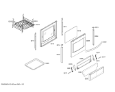 Схема №5 FG122K44SC с изображением Боковая часть корпуса для плиты (духовки) Bosch 00642801