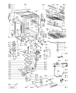 Схема №2 GSX 5851 TW с изображением Панель для электропосудомоечной машины Whirlpool 481245371027