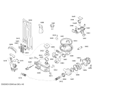Схема №6 DRS4502 с изображением Передняя панель для электропосудомоечной машины Bosch 00666546