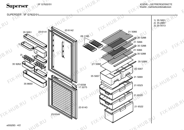 Схема №3 3FG5722 с изображением Переключатель для холодильника Bosch 00172565