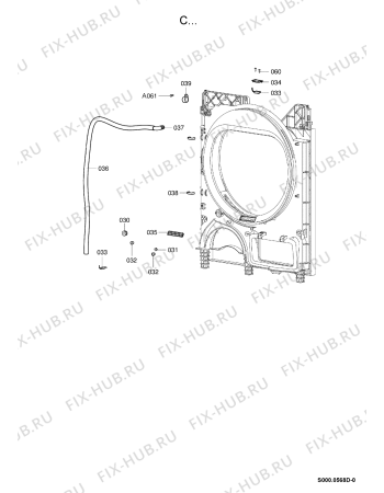 Схема №8 TRW 6070 LI BK с изображением Покрытие для стиралки Whirlpool 480112100811