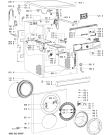 Схема №1 AWO/D 7244 с изображением Резервуар для стиралки Whirlpool 480111101518