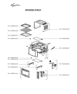 Схема №1 OK504SCA/4XA с изображением Стойка для духового шкафа Seb FS-9100026033