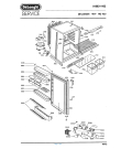 Схема №1 F 12 с изображением Элемент корпуса для холодильной камеры DELONGHI ML1310