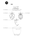 Схема №5 6682 с изображением Мутовка для кухонного комбайна Seb FS-3072036682
