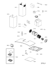 Схема №1 208293046603 PRF0088 с изображением Спецнабор для вытяжки Whirlpool 482000015912