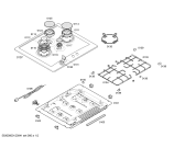 Схема №2 3ETX374N с изображением Варочная панель для плиты (духовки) Bosch 00478818