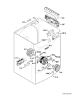 Схема №6 T6DB82GP с изображением Блок управления для электросушки Aeg 973916097930002
