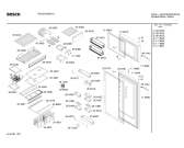 Схема №3 KSU3978NE с изображением Дверь для холодильной камеры Bosch 00238431