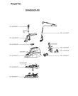 Схема №1 DW4205D1/90 с изображением Рукоятка для утюга (парогенератора) Rowenta CS-41959574
