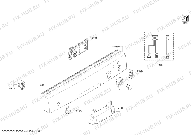 Схема №4 SMS40D82EU, SilencePlus с изображением Краткая инструкция для посудомоечной машины Bosch 00760829