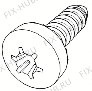 Большое фото - Шуруп для комплектующей Electrolux 3878732167 в гипермаркете Fix-Hub