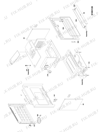Схема №2 AGG 912 S с изображением Решетка на поверхность для духового шкафа Whirlpool 482000002895