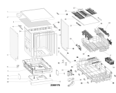 Схема №2 WFO3T222 (F102187) с изображением Блок управления для посудомоечной машины Indesit C00481479