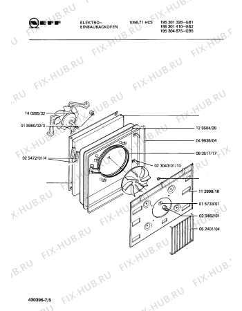 Схема №5 195301328 1056.71HCS с изображением Фронтальное стекло для духового шкафа Bosch 00113899
