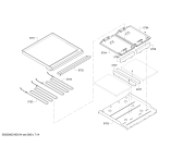 Схема №13 PRD606REG Thermador с изображением Держатель для плиты (духовки) Bosch 00145856
