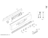 Схема №6 SMU46GS00D Exclusiv с изображением Передняя панель для электропосудомоечной машины Bosch 11019416