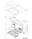 Схема №1 IHI 780 с изображением Поверхность для плиты (духовки) Whirlpool 481010448771