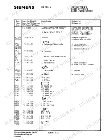 Схема №3 RW1506 с изображением Диод для звукотехники Siemens 00722336