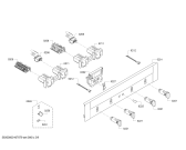 Схема №7 U17M52N3GB с изображением Панель управления для духового шкафа Bosch 00743051