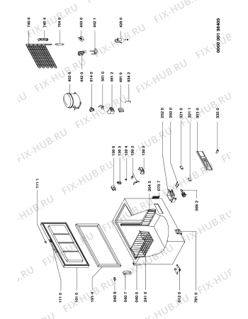 Схема №1 CF 51 PH с изображением Термореле для холодильной камеры Whirlpool 481928068364