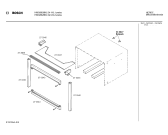 Схема №4 HMG8628NL с изображением Передняя панель для микроволновой печи Bosch 00093474