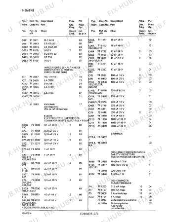 Схема №7 RS4024 с изображением Транзистор для аудиоаппаратуры Siemens 00713442