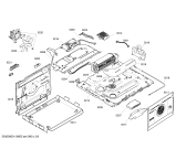 Схема №6 B4540C0FN с изображением Панель управления для духового шкафа Bosch 00445407